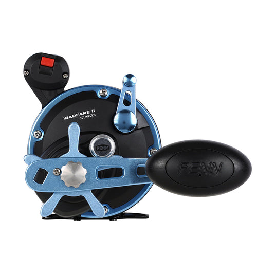 PENN WARII30LWLHLC Warfare II Level Wind 30 Left Hand Conventional Reel w/Line Counter [1639707]