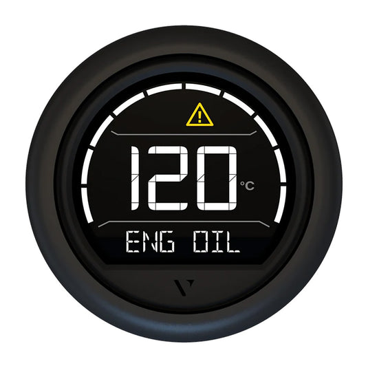 Veratron VL Digital 52 w/Round Black Bezel [B00205702]