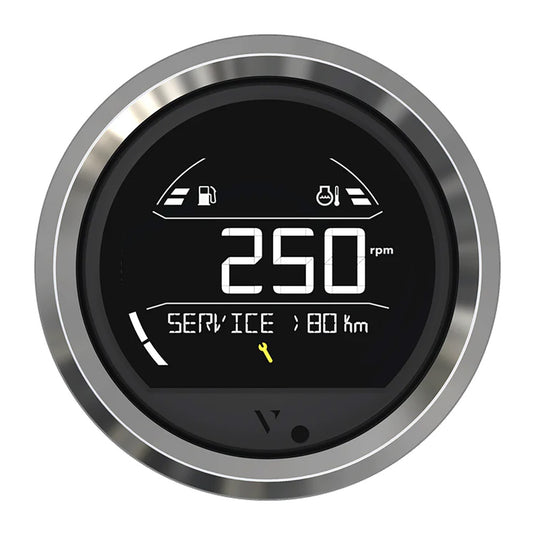 Veratron VL Digital 85 w/Triangular Chrome Bezel [B00205803]