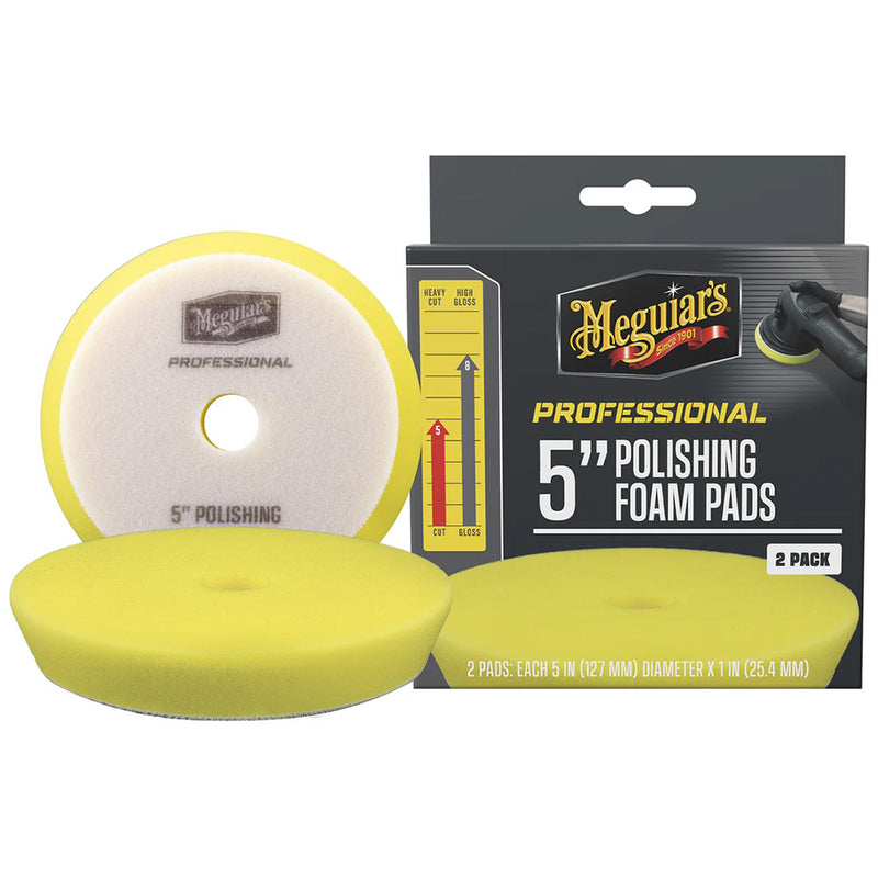 Load image into Gallery viewer, Meguiar's Professional 5" Polishing Foam Pads *2-Pack [M5PFP2]
