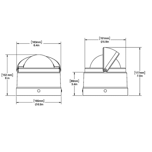 Ritchie DNW-200 Navigator Compass - Binnacle Mount - White [DNW-200]