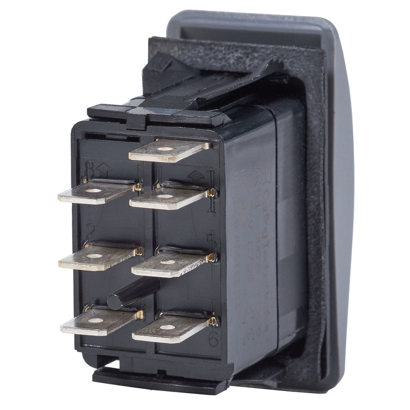 Load image into Gallery viewer, Blue Sea 8221 Water Resistant Contura III Switch - (ON)-OFF-ON - Grey [8221]
