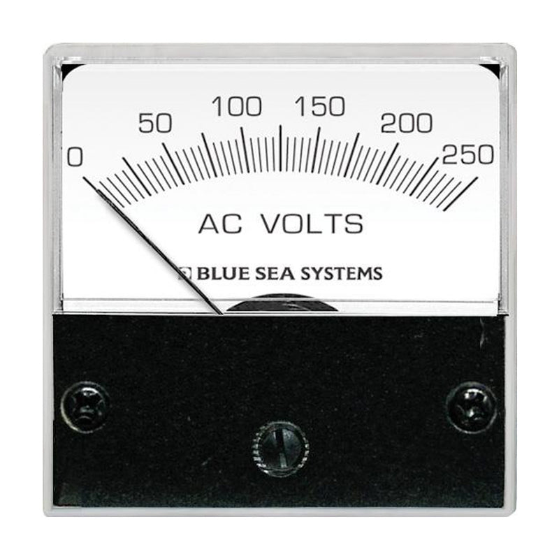 Load image into Gallery viewer, Blue Sea 8245 AC Analog Micro Voltmeter - 2&quot; Face, 0-250 Volts AC [8245]
