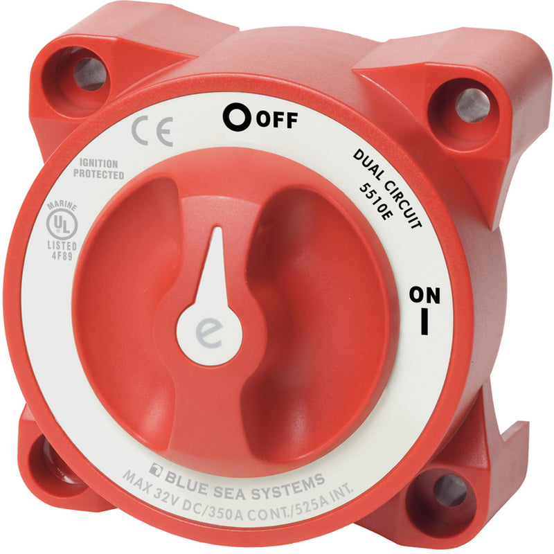 Load image into Gallery viewer, Blue Sea 5510E e-Series Dual Circuit Battery Switch [5510E]
