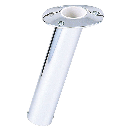 Lee's 15 Degree Stainless Steel Flush Mount Rod Holder - 2