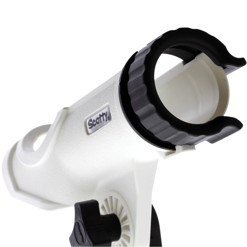 Load image into Gallery viewer, Scotty Powerlock Rod Holder White w/241 Side/Deck Mount [230-WH]
