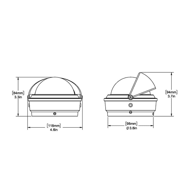 Load image into Gallery viewer, Ritchie S-87W Voyager Compass - Surface Mount - White [S-87W]
