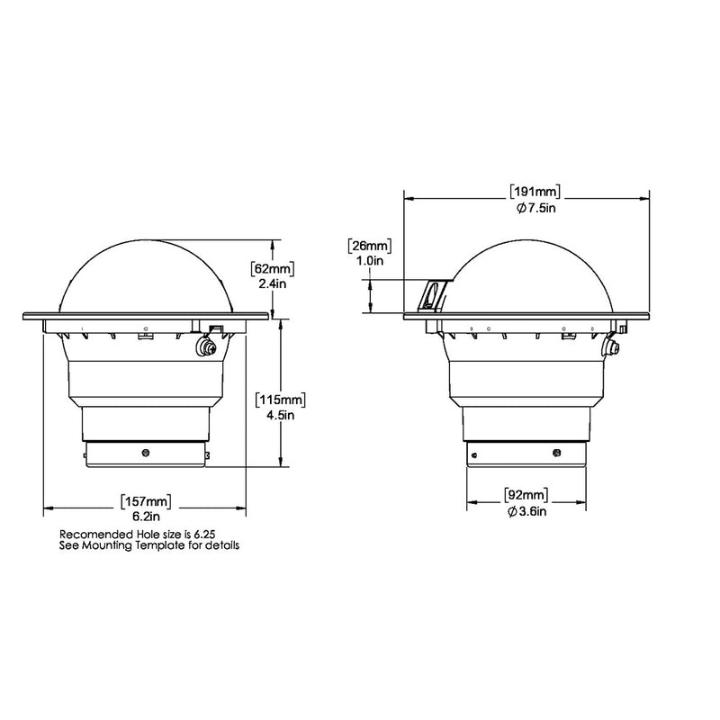 Load image into Gallery viewer, Ritchie FB-500 Globemaster Compass - Flush Mount - Black - 12V - 5 Degree Card [FB-500]
