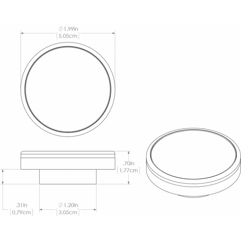 Load image into Gallery viewer, Lumitec Halo - Flush Mount Down Light - White Finish - White Non-Dimming [112823]
