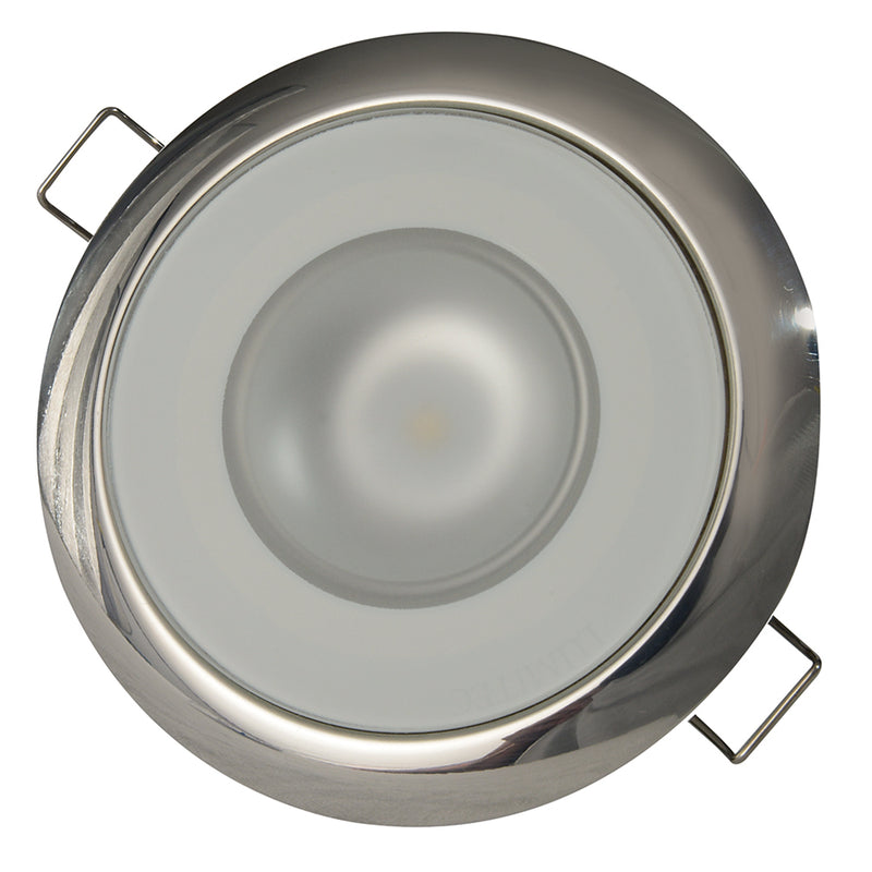 Load image into Gallery viewer, Lumitec Mirage - Flush Mount Down Light - Glass Finish/Polished SS Bezel - White Non-Dimming [113113]
