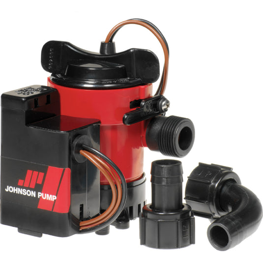 Johnson Pump Cartridge Combo 1000GPH Auto Bilge Pump w/Switch - 12V [05903-00]