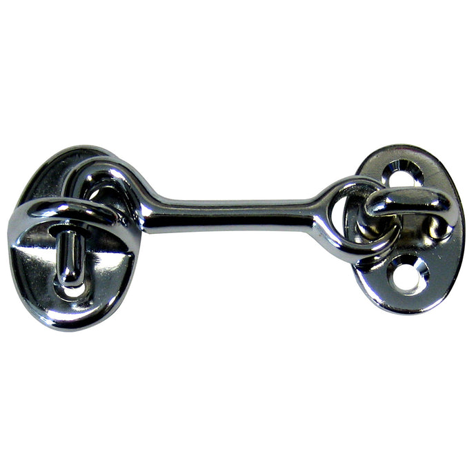 Whitecap Cabin Door Hook - CP/Brass - 2