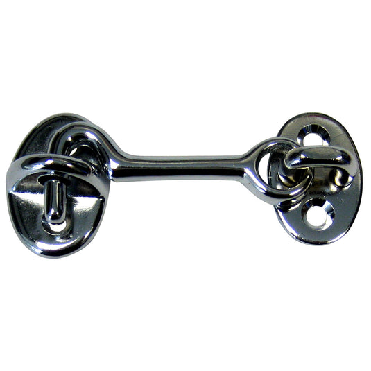 Whitecap Cabin Door Hook - CP/Brass - 2