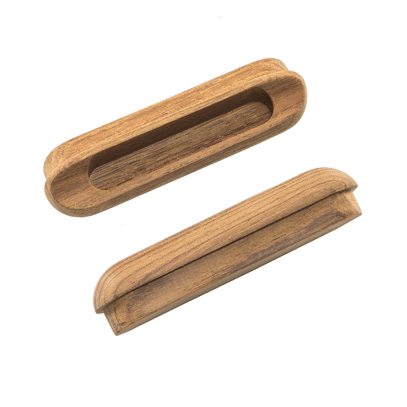 Load image into Gallery viewer, Whitecap Teak Oblong Drawer Pull - 4-1/16&quot;L - 2 Pack [60124-A]
