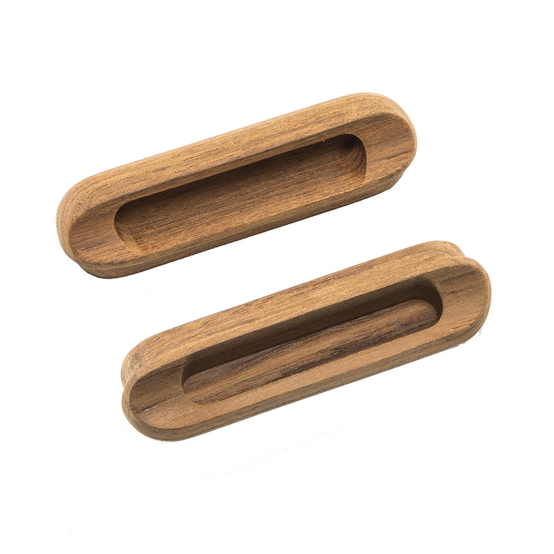 Load image into Gallery viewer, Whitecap Teak Oblong Drawer Pull - 4-1/16&quot;L - 2 Pack [60124-A]
