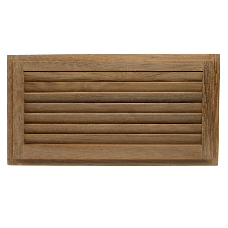 Load image into Gallery viewer, Whitecap Teak Louvered Insert - 9-3/8&quot; x 18&quot; x 3/4&quot; [60716]
