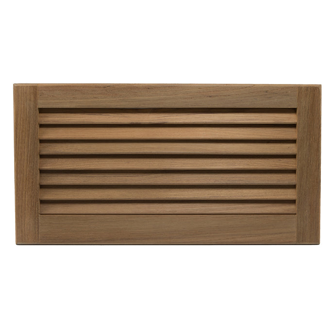 Whitecap Teak Louvered Insert - 9-3/8