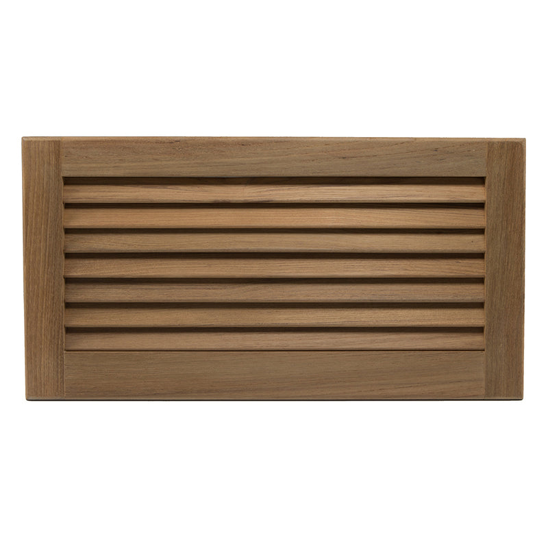 Load image into Gallery viewer, Whitecap Teak Louvered Insert - 9-3/8&quot; x 18&quot; x 3/4&quot; [60716]
