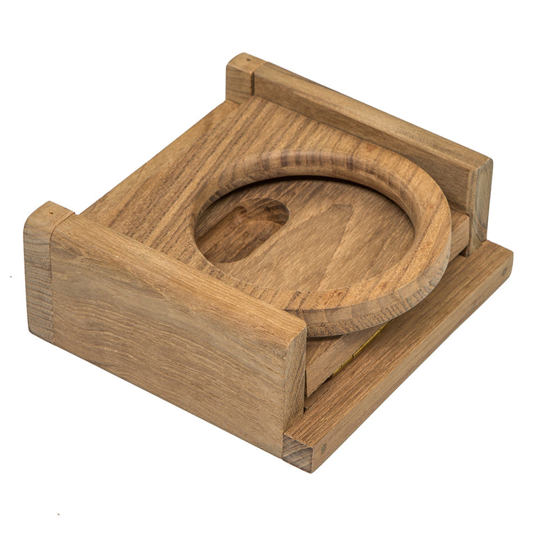 Load image into Gallery viewer, Whitecap Teak Folding Drink Holder [62601]
