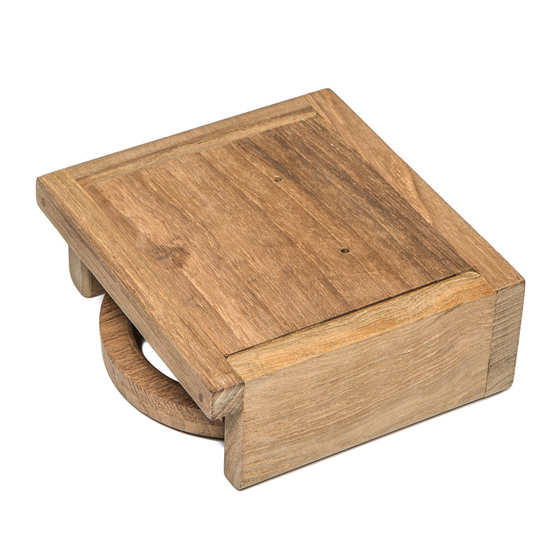 Load image into Gallery viewer, Whitecap Teak Folding Drink Holder [62601]
