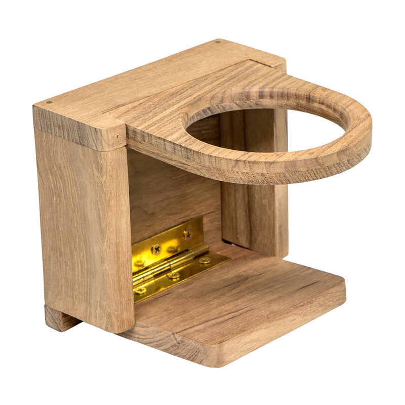 Load image into Gallery viewer, Whitecap Teak Folding Drink Holder [62601]
