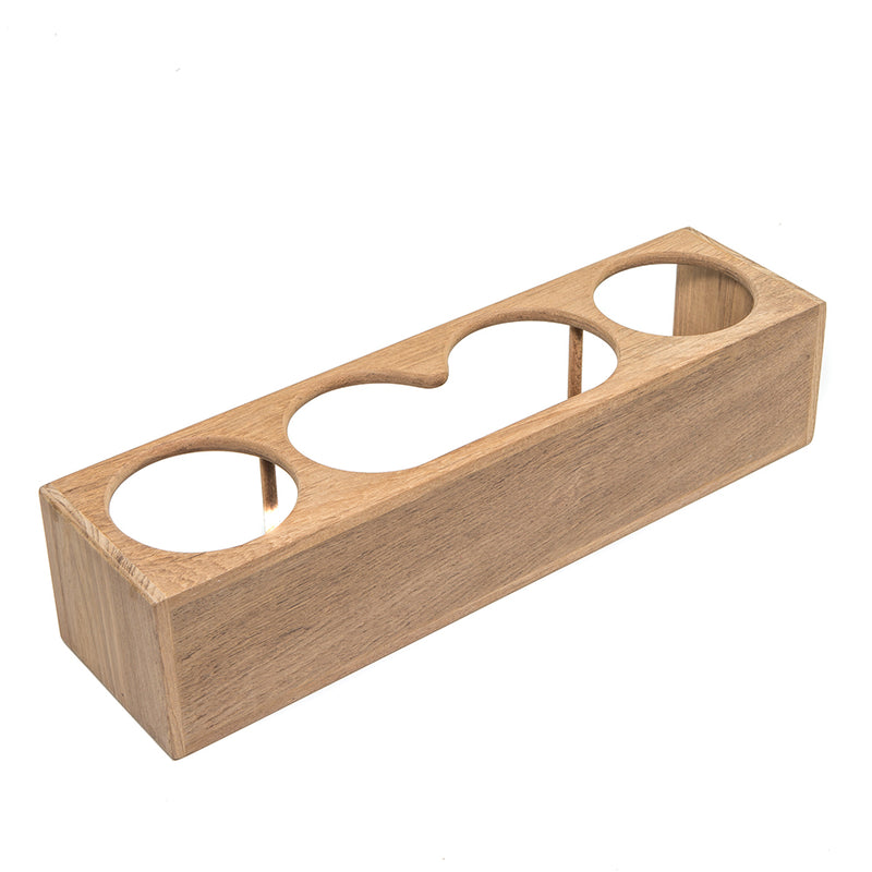 Load image into Gallery viewer, Whitecap Teak Four Insulated Drink/Binocular Rack [62634]
