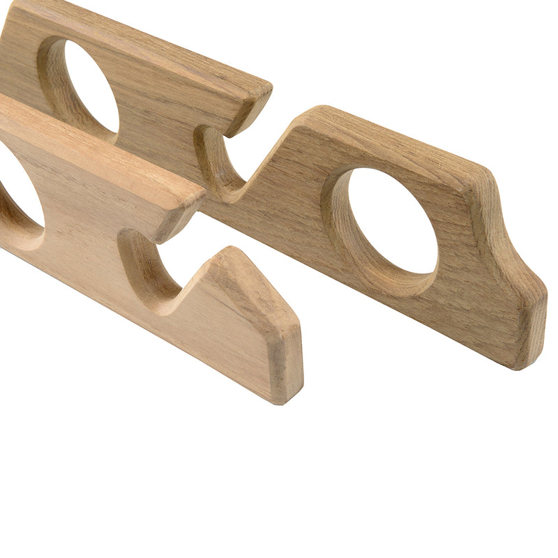 Load image into Gallery viewer, Whitecap Teak Six-Rod Storage Rack - Pair [60614]
