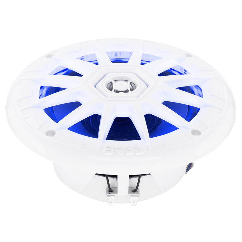 Load image into Gallery viewer, Boss Audio 6.5&quot; MRGB65 Speakers w/RGB Lighting - White - 200W [MRGB65]
