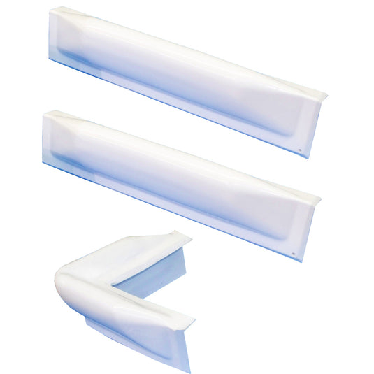 Dock Edge 3 Piece Dock Bumper Kit - 1 Corner Piece, 2 18