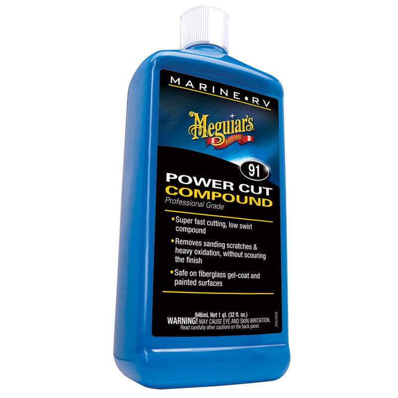 Load image into Gallery viewer, Meguiar&#39;s #91 Marine/RV Pro Grade Power Cut Compound - 32oz [M9132]
