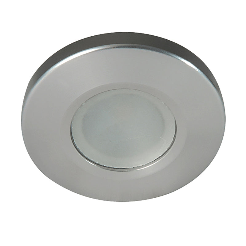 Load image into Gallery viewer, Lumitec Orbit Spectrum Flush Mount Down Light - Brushed Housing - White Dimming  Red/Blue Non-Dimming [112507]
