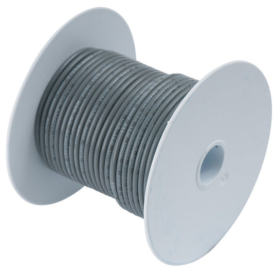 Ancor Grey 14 AWG Tinned Copper Wire - 100' [104410]