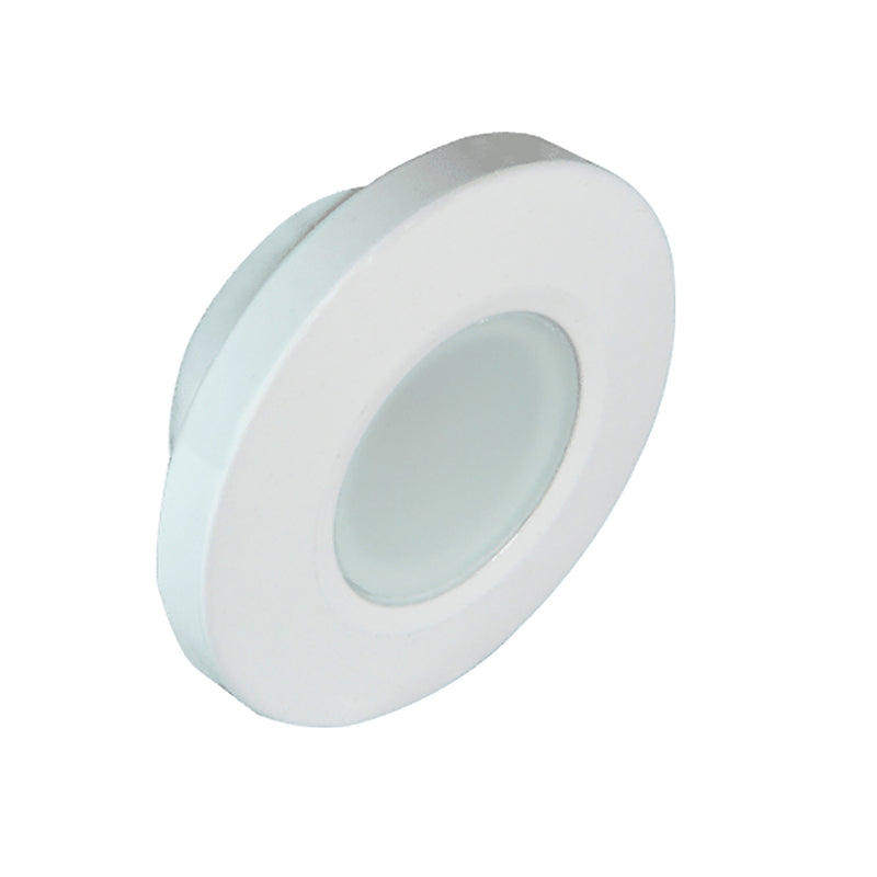 Load image into Gallery viewer, Lumitec Orbit Flush Mount Down Light - Blue Non-Dimming, Red Non-Dimming  White Dimming w/White Housing [112528]
