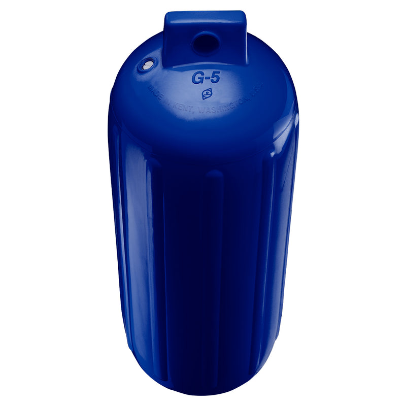 Load image into Gallery viewer, Polyform G-5 Twin Eye Fender 8.8&quot; x 26.8&quot; - Cobalt Blue w/Adapter [G-5-COBALT BLUE]
