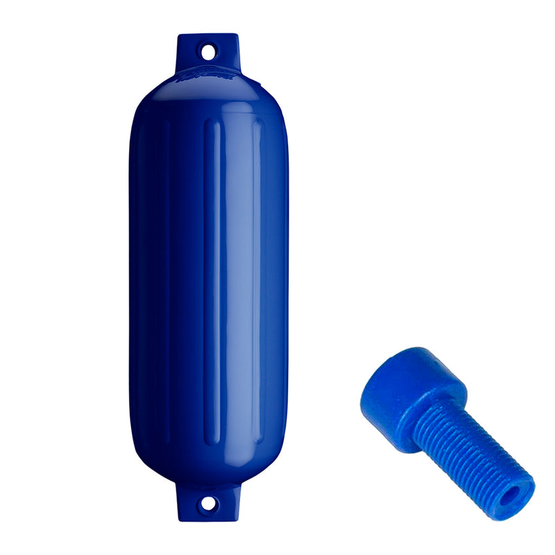 Load image into Gallery viewer, Polyform G-5 Twin Eye Fender 8.8&quot; x 26.8&quot; - Cobalt Blue w/Adapter [G-5-COBALT BLUE]
