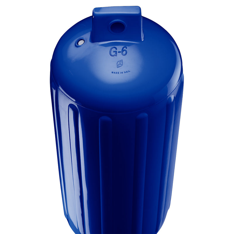 Load image into Gallery viewer, Polyform G-6 Twin Eye Fender 11&quot; x 30&quot; - Cobalt Blue w/Adapter [G-6-COBALT BLUE]
