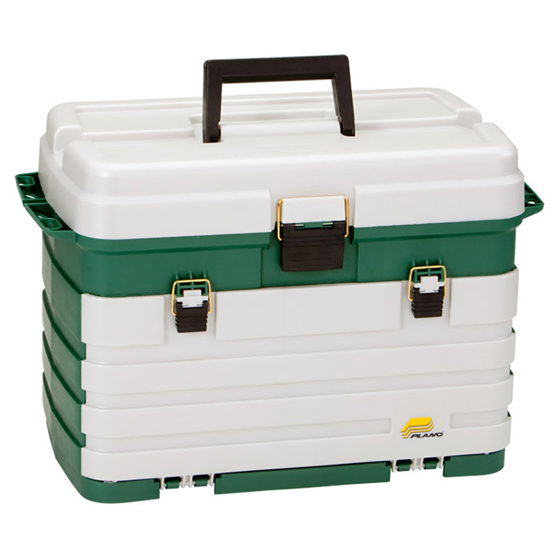 Load image into Gallery viewer, Plano 4-Drawer Tackle Box - Green Metallic/Silver [758005]
