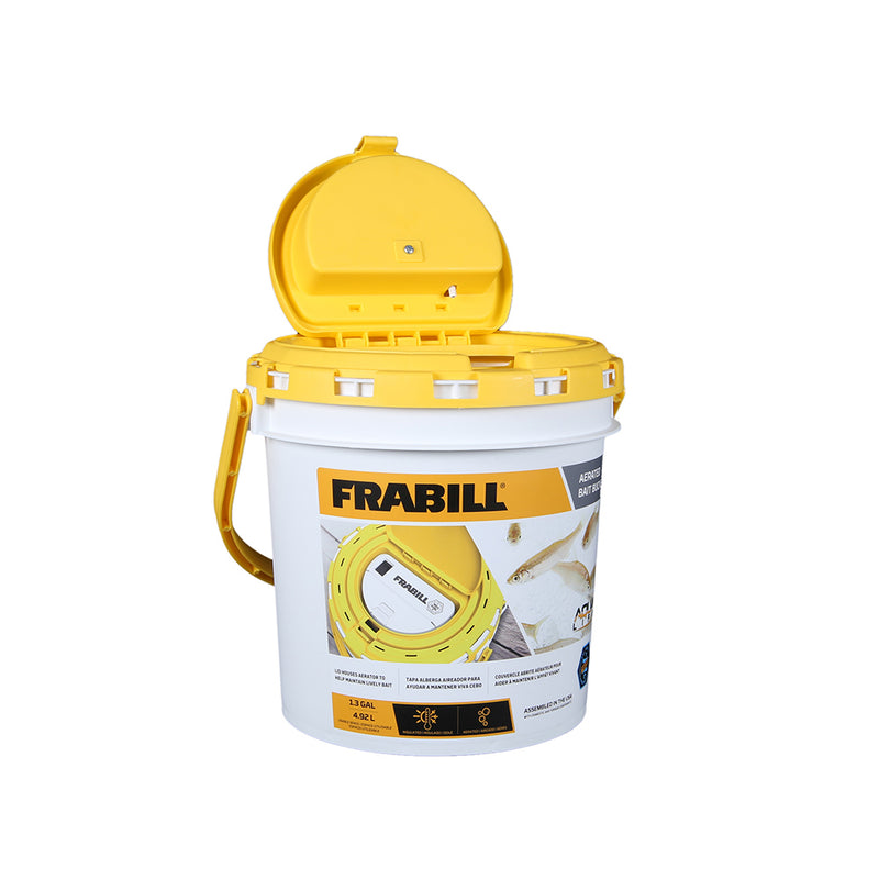 Load image into Gallery viewer, Frabill Dual Fish Bait Bucket w/Aerator Built-In [4825]
