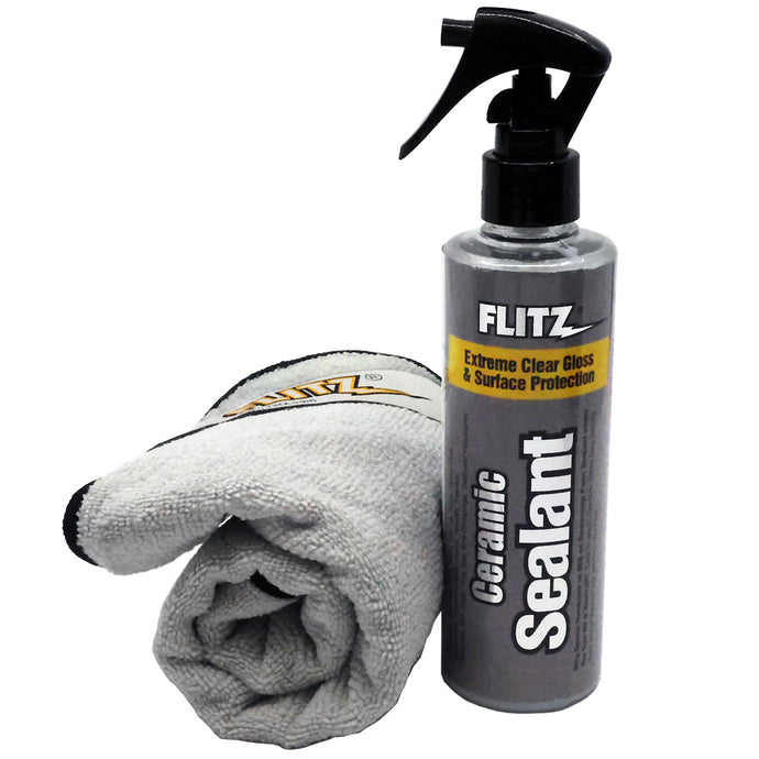 Flitz Ceramic Sealant Spray Bottle w/Microfiber Polishing Cloth - 236ml/8oz *Case of 6* [CS 02908CASE]