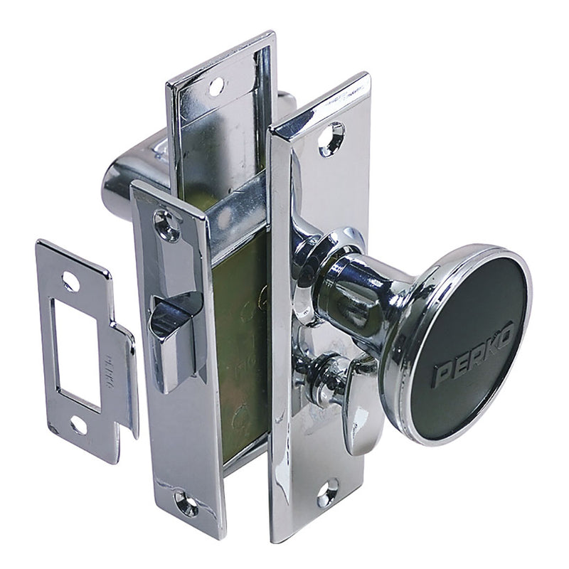 Load image into Gallery viewer, Perko Mortise Latch Set w/Turn Button [0960DP0CHR]
