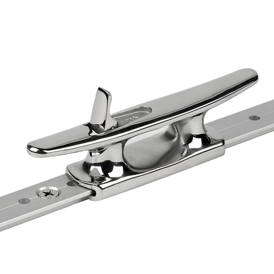 Schaefer Mid-Rail Chock/Cleat Stainless Steel - 1-1/4