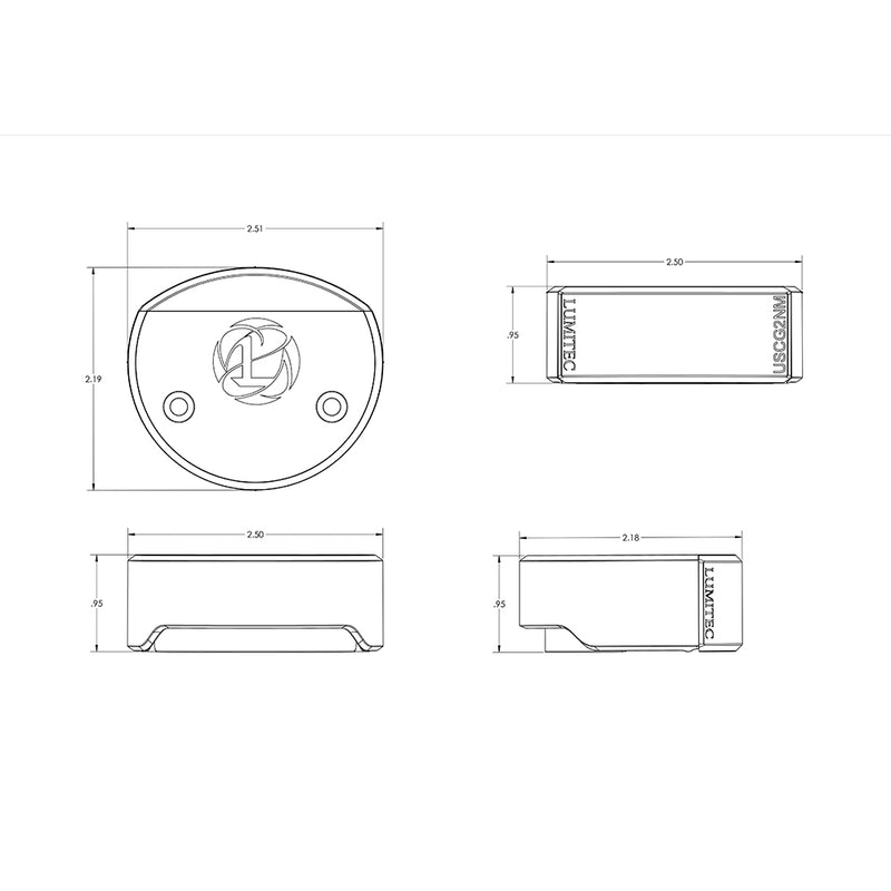 Load image into Gallery viewer, Lumitec Surface Mount Navigation Light - Composite - Port Red [101596]
