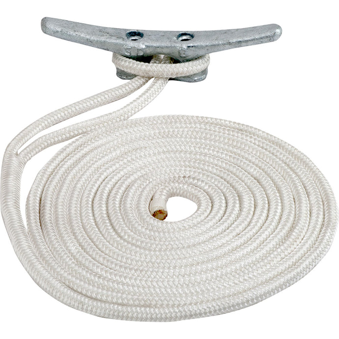 Sea-Dog Double Braided Nylon Dock Line - 1/2