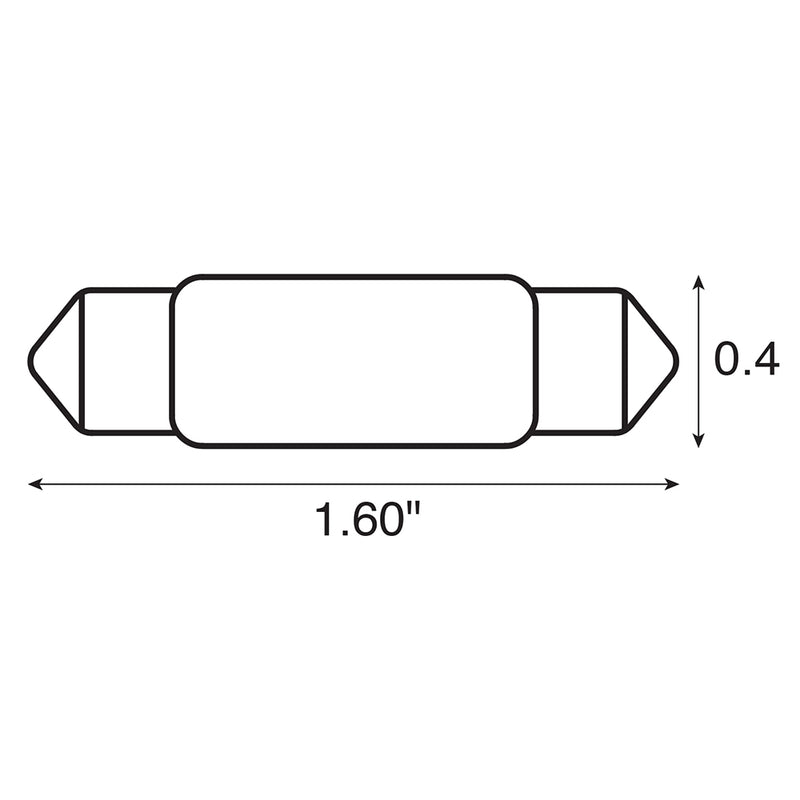 Load image into Gallery viewer, Ancor Bulb, Festoon, 12V - .97A - 10W - 12CP - 2-Pieces [522112]
