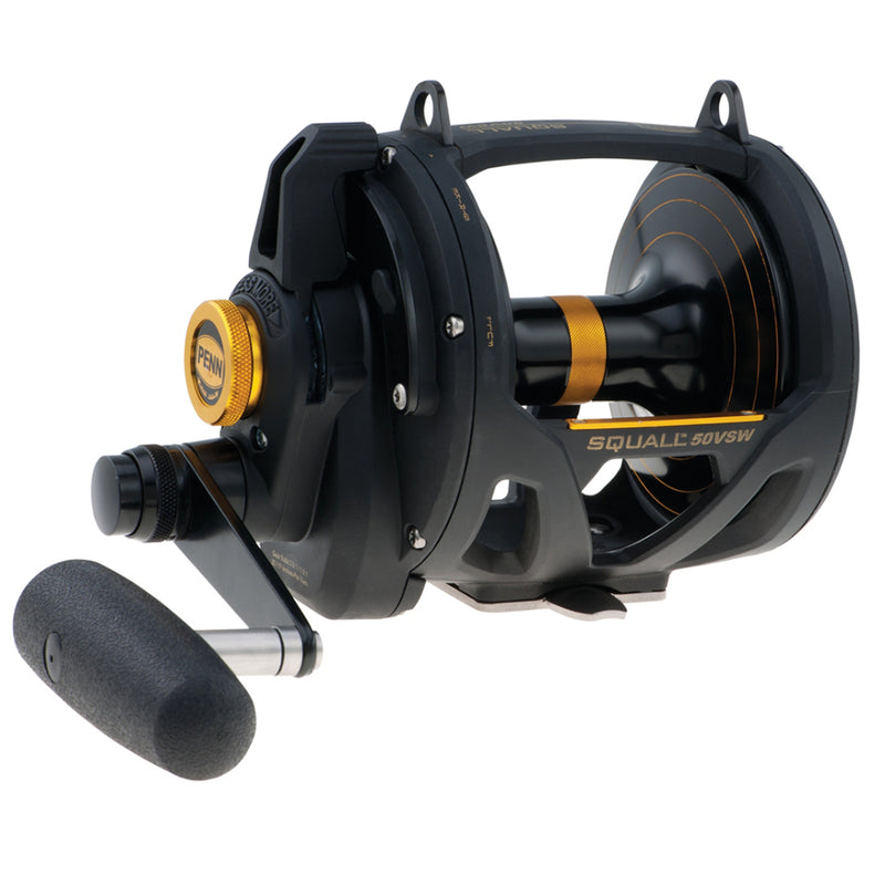 Load image into Gallery viewer, PENN SQL50VSW Squall Lever Drag 2 Speed Conventional Reel [1292938]
