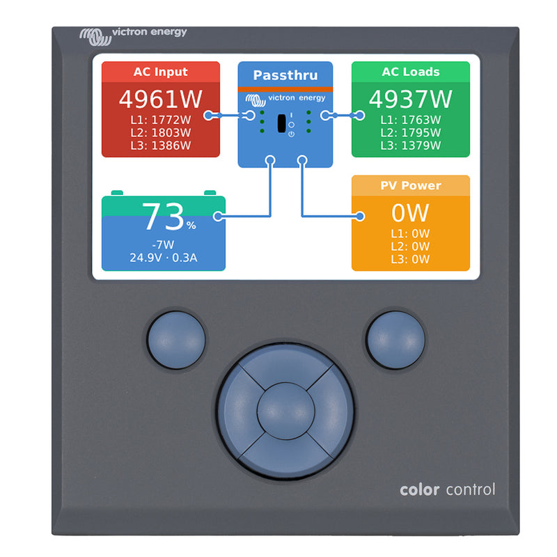 Load image into Gallery viewer, Victron Color Control GX Monitor - Button Control [BPP010300100R]
