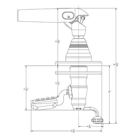 TACO GS-500 Grand Slam Outrigger Mounts *Only Accepts CF-HD Poles [GS-500]