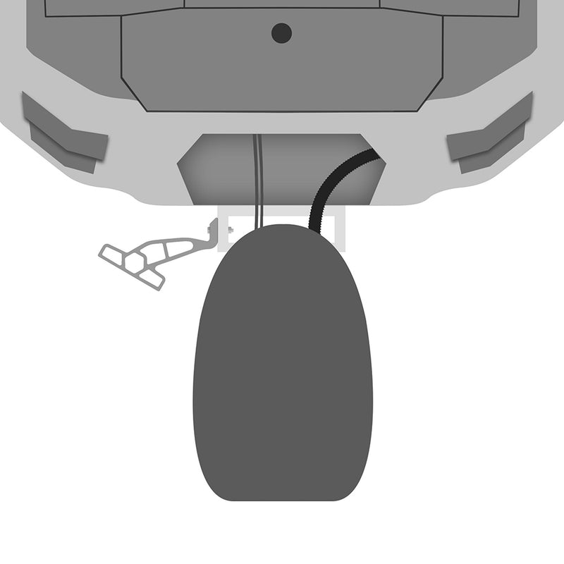 Load image into Gallery viewer, Minn Kota Raptor Jack Plate Adapter Bracket - Port - 2&quot; Setback - 4&quot; Rise - White [1810366]
