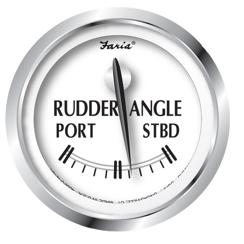 Load image into Gallery viewer, Faria Newport SS 2&quot; Rudder Angle Indicator Gauge [25006]
