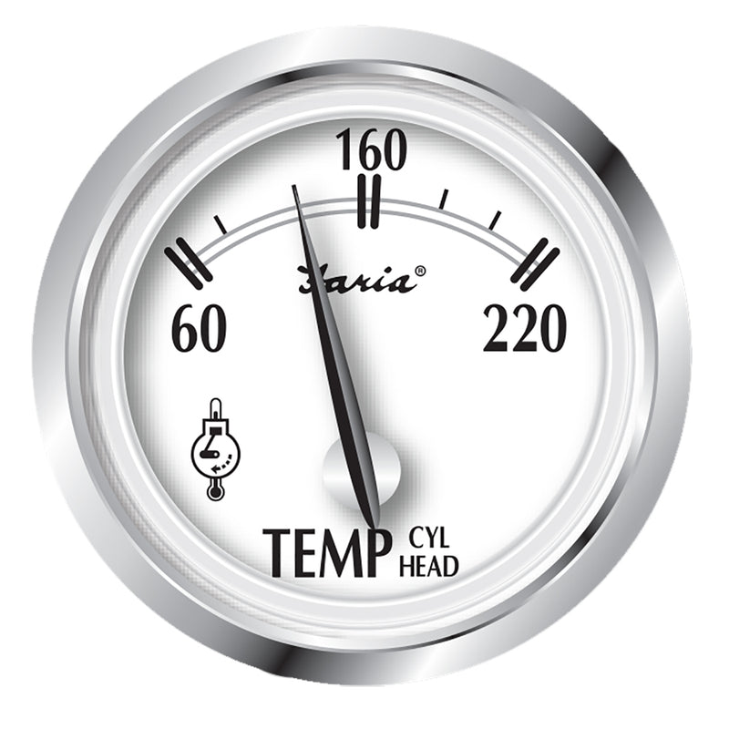 Load image into Gallery viewer, Faria Newport SS 2&quot; Cylinder Head Temperature Gauge w/Sender - 60 to 220 F [25011]
